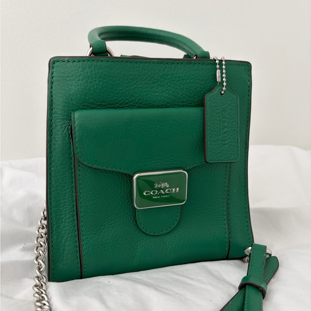 Coach Vibrant Green Crossbody Bag